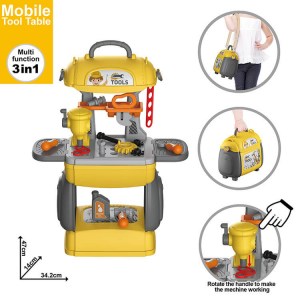 Kids Construction Toy Workbench for Toddlers Kids Workbench Construction Tool Bench Set Wholesale